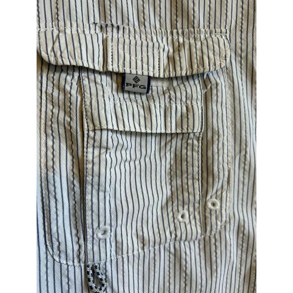 Columbia PFG Super Bahama Striped Shirt Women’s XL Vented Outdoor Lightweight - Picture 6 of 11